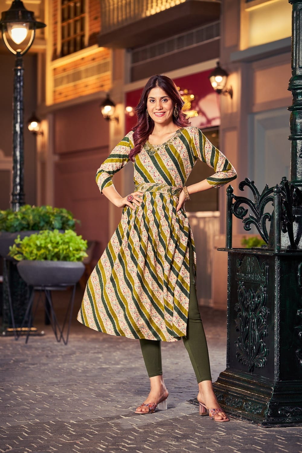 Sridevi By Hirwa 1001-1008 Party Wear Kurtis Catalog